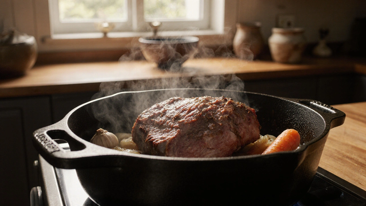 Jak dusit maso bez tuku: postup, který zachová chut a strukturu