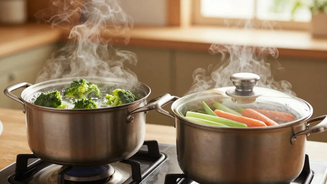 Jaký je rozdíl mezi vařením a dušením? Všechno, co potřebujete vědět