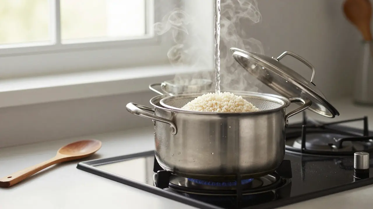 Jak uvařit rýži ve vodě: perfektní rýže bez přepálení a lepkavosti