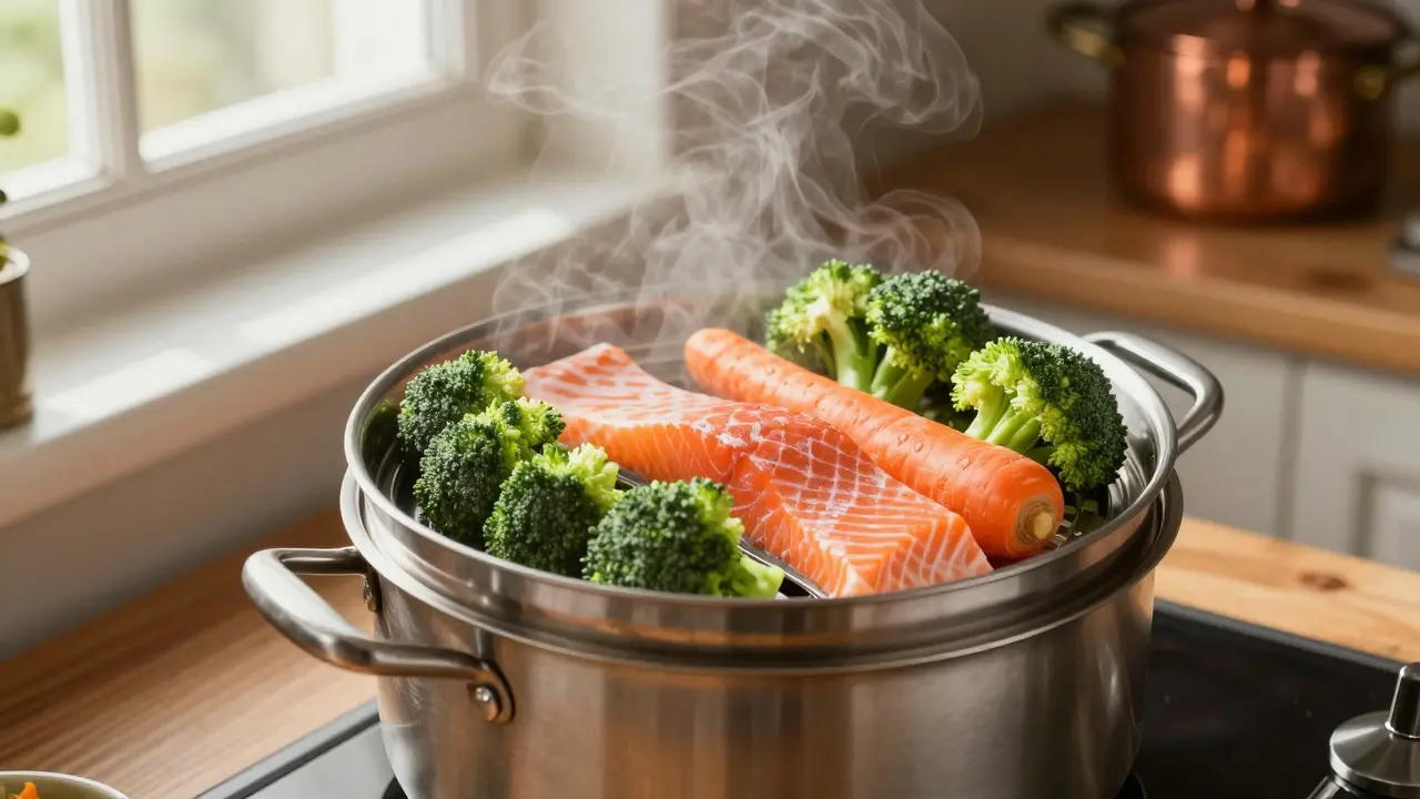Co lze vařit v páře? Nejlepší potraviny a tipy pro zdravé vaření